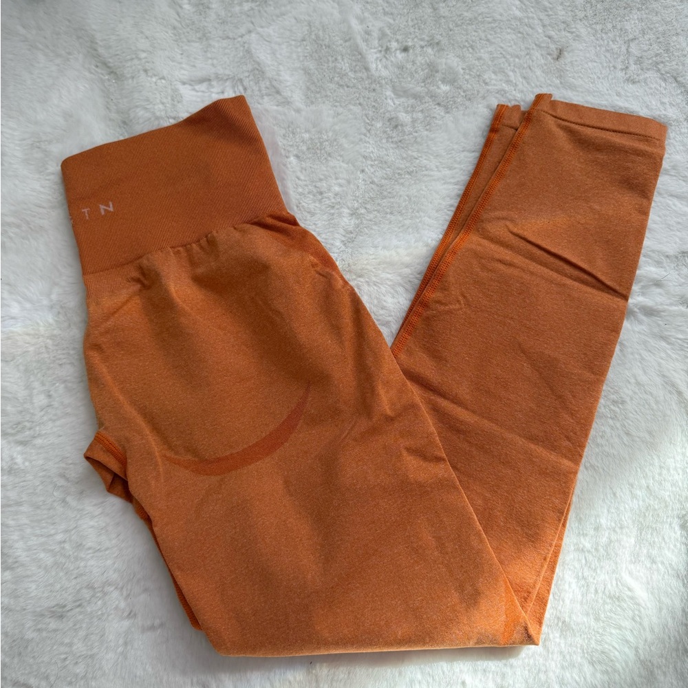 NVGTN High-Waist Seamless Leggings - Burnt Orange